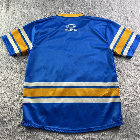 St Louis Cardinals Jersey Mens Extra Large Blue Yellow Red White 2017 SGA Fox - Picture 6 of 10